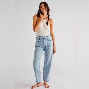 Perfect Condition! AGOLDE High Rise Tapered Baggy Jean